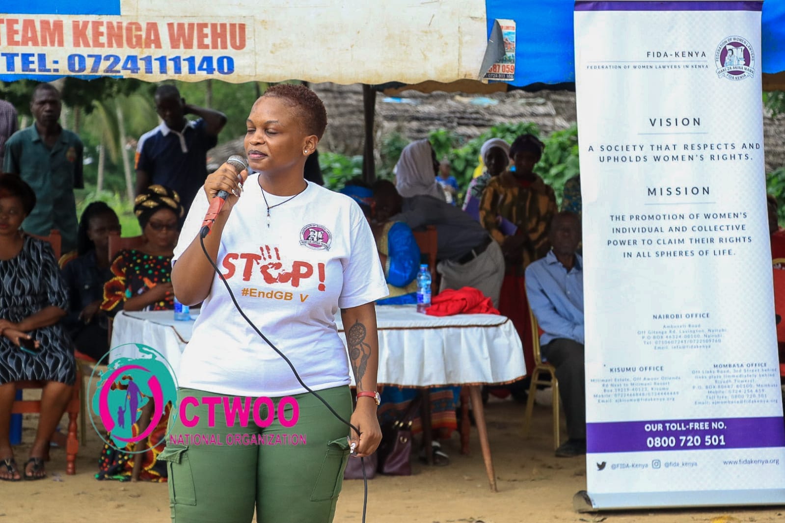 FIDA Kenya educating widows on legal affairs in Kilifi