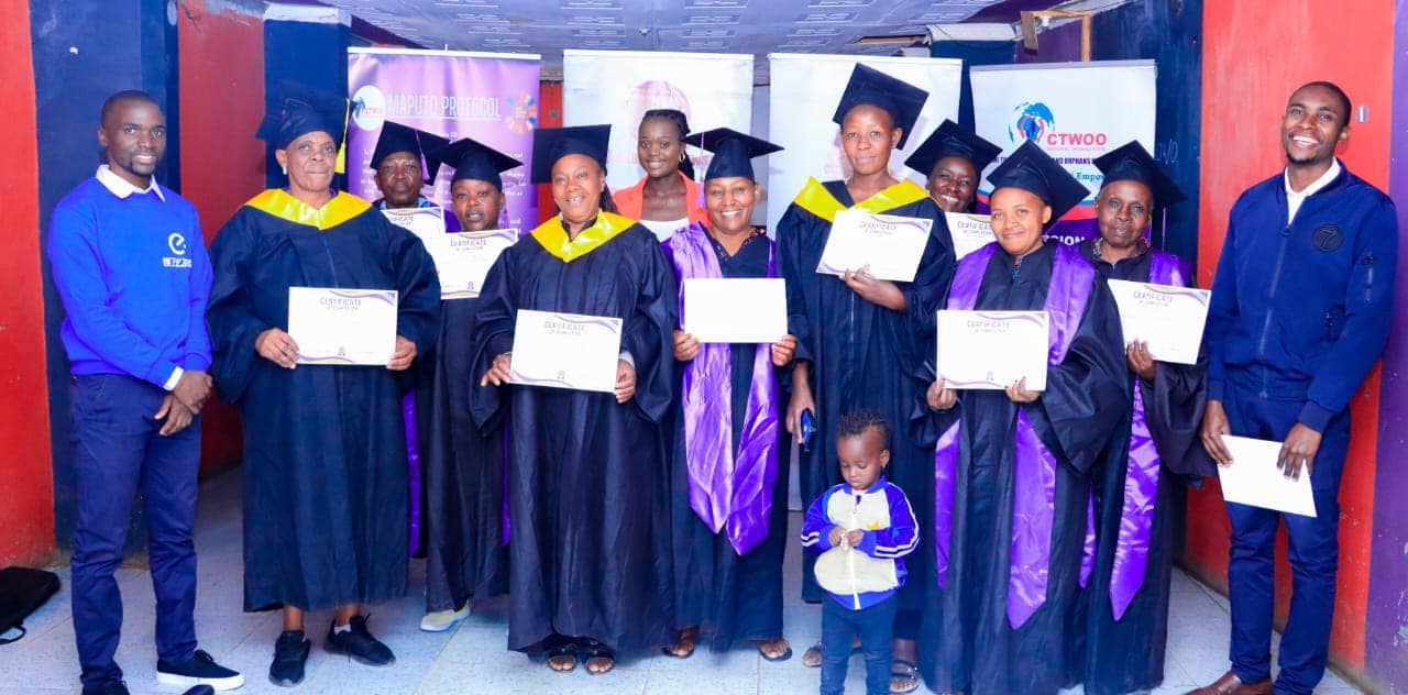 widows graduate from paralegal training