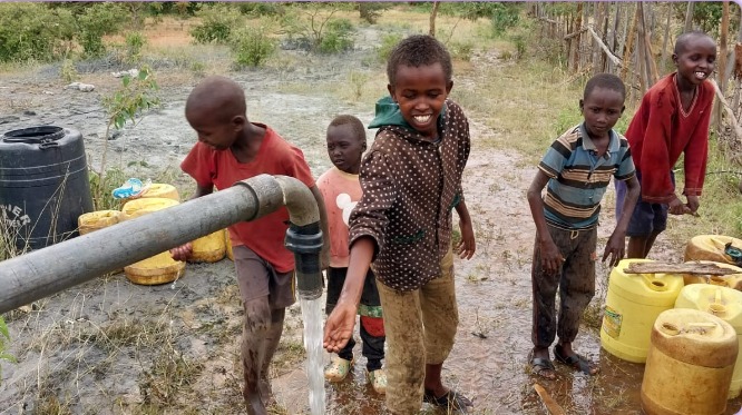 borehole digging in samburu with partners (manna missions)