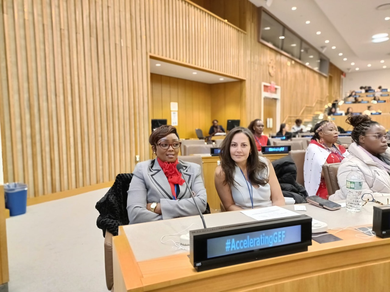 Dr. Dianah Kamande with Heather Ibrahim Leathers in Newyork for the CSW